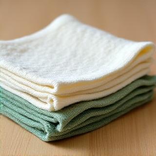 Organic cotton cleaning cloths