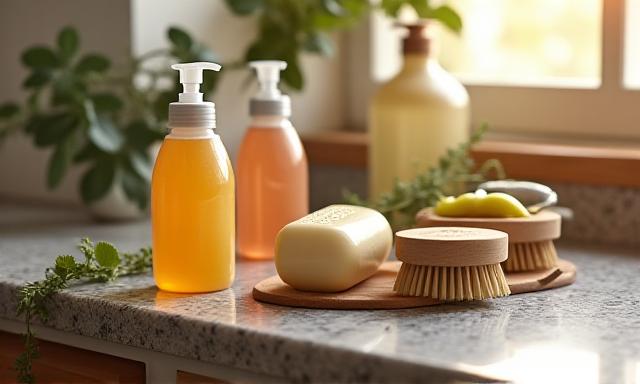 Home cleaning supplies set