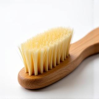 Bamboo scrubbing brush